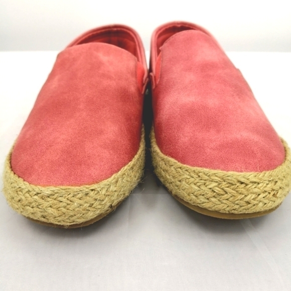 Seven7 Cape Verde Style# 1049 Women's 7 Pink and Tan Vegan Slip-on Espadrilles - Picture 4 of 8